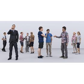 3DTree_llc citypeople collection x10 Pack